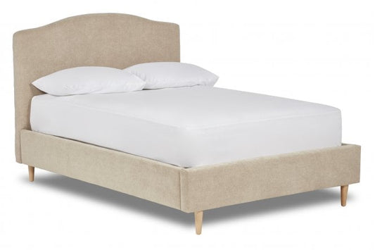 Adelina Simple Shaped Fabric Bedstead