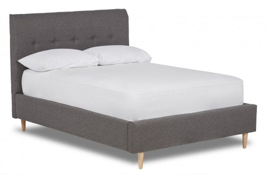 Brompton Shaped Headboard With Shallow Buttoning