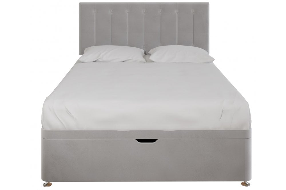 Cherry Half End Lift Ottoman And 2 Large Drawers With Headboard