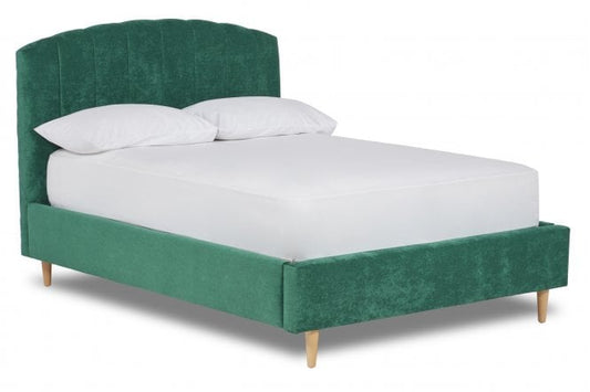 Dalston Modern Fabric Bed Curved Headboard