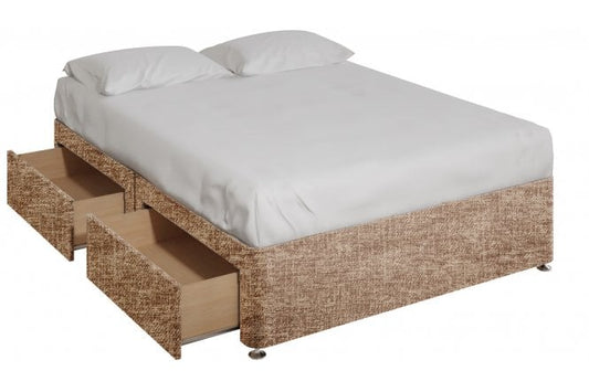 Pear Classic Divan Base With 2 Side Drawers