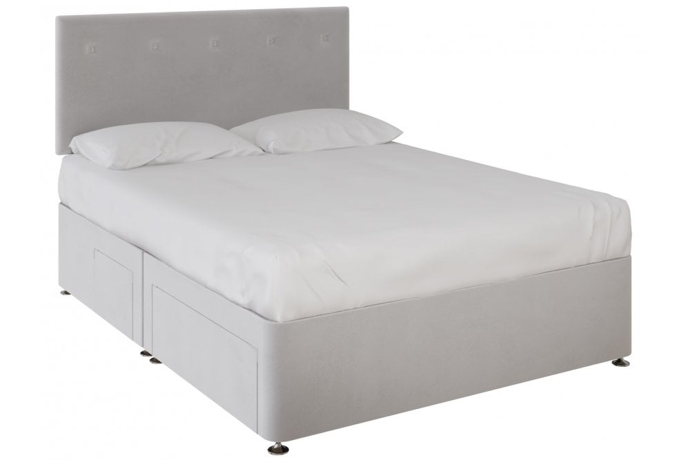 Apple Divan Bed With 4 Drawers - Varied Sizes