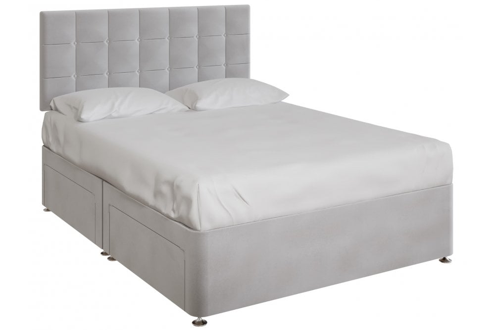 Box Divan Bed With 2 Large Side Drawers