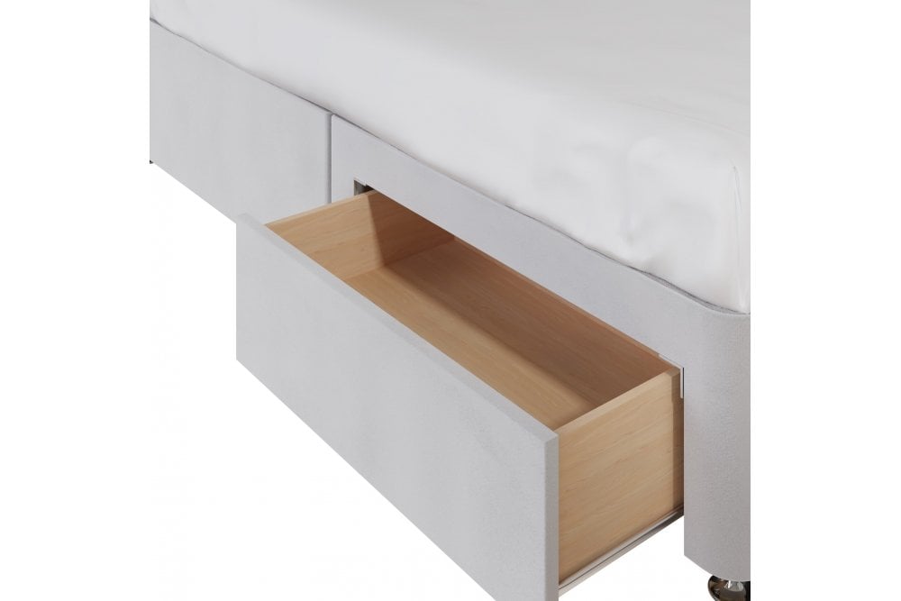 Crab Divan Bed With 2 Large End Drawers