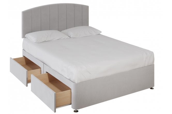 Cypress Divan Bed With 2 Large Side Drawers