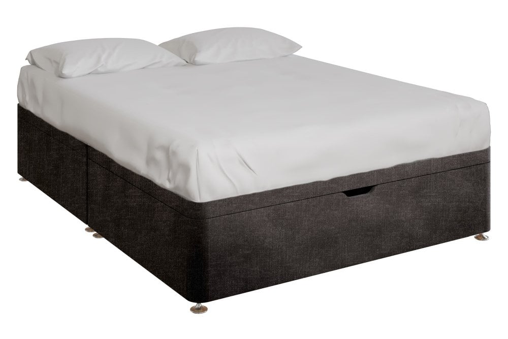Maple Luxury Storage Ottoman Bed Base – Half End Lift