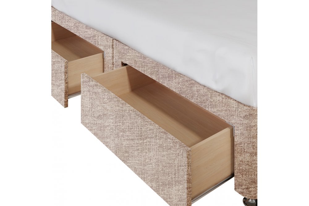 Pear Classic Divan Base With 2 Side Drawers