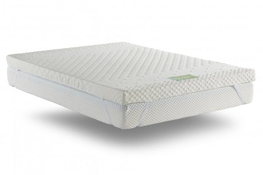 Serene Synergy Hybrid Hypoallergenic Mattress Topper with Memory Foam and Comfort Springs